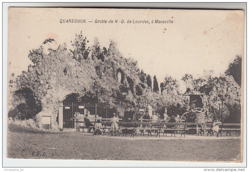 Quaregnon, Grotte De N.D. De Lourdes à Monsville (pk23330) - La Louvière