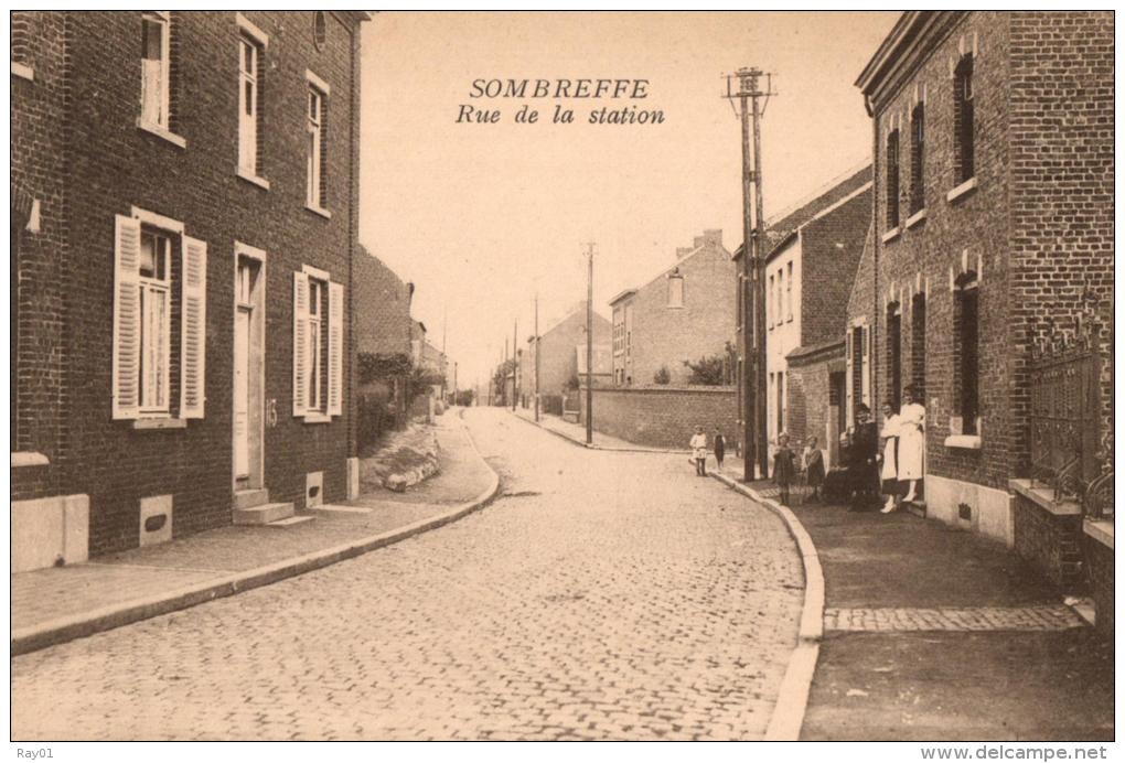 BELGIQUE - NAMUR - SOMBREFFE - Rue De La Station. - Sombreffe