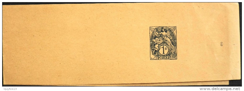 FR 1901 - Entier Postal NEUF 107a-BJ2 - 1c Ardoise ( N°107a-1 ) Date 940 - Bande Pour Journaux Neuve - Très Bon Etat - - Bandes Pour Journaux