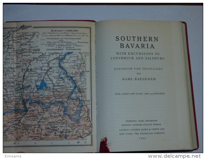 Baedeker's Southern Bavaria 1953 - Europa