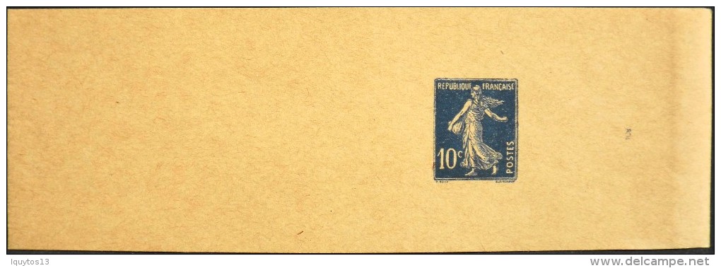 FR 1907/39 - Entier Postal NEUF 279-BJ1 - 10c Outremer Date 804 - Bande Pour Journaux Neuve - Très Bon Etat - - Bandes Pour Journaux