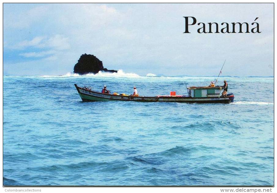 Lote PEP913, Panama, Postal, Postcard, Pescadores Artesanales, Fishermen In Perlas Islands - Panamá