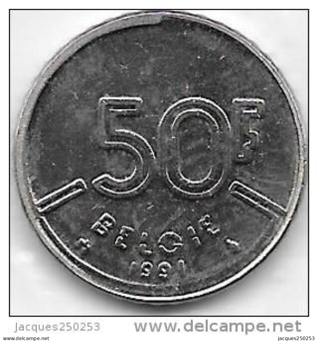 50 Francs Baudouin 1991 FR  ET FL    FDC - 50 Frank