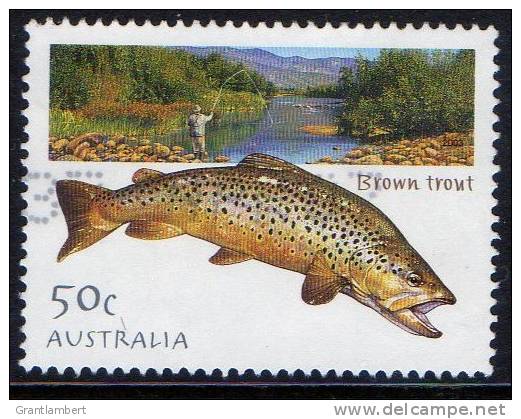 Australia 2003 Fishing - Fish 50c Brown Trout Used - Oblitérés