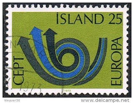 Iceland SG503 1973 Europa 25k Good/fine Used [10/26144/6D] - Used Stamps