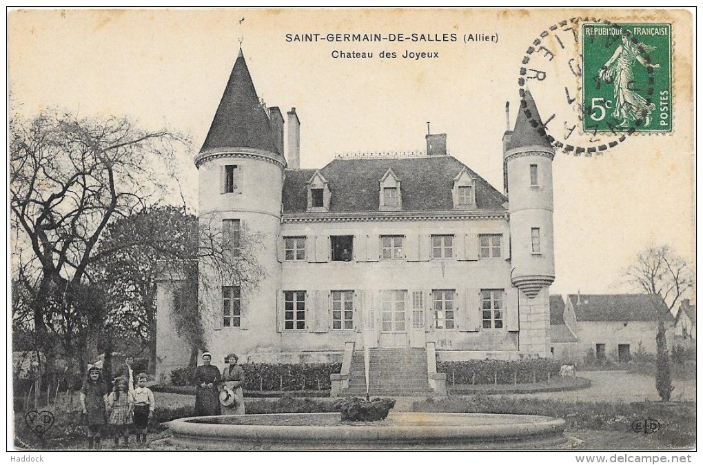 GERMAIN DE SALLES:CHATEAU DES JOYEUX - Autres & Non Classés