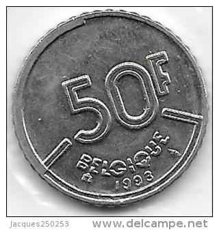 50 Francs Baudouin 1993 FR     FDC - 50 Francs