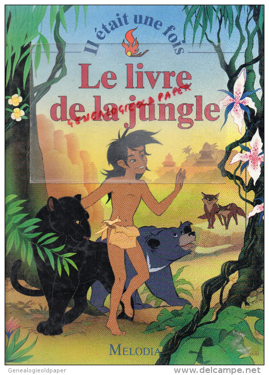 ENFANTINA - LE LIVRE DE LA JUNGLE - MELODIA - ILLUSTRE PAR VAN GOOL- 1992- - Other & Unclassified