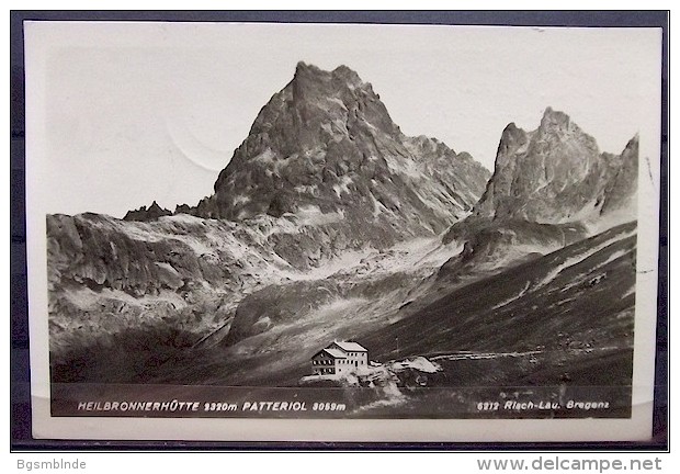 Alte Karte "Heilbronnerhütte, Patteriol" Gaschurn 1941 - Gaschurn