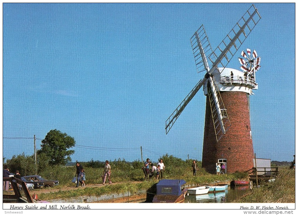 Postcard - Horsey Windmill, Norfolk Broads. 2DS56 - Moulins à Vent