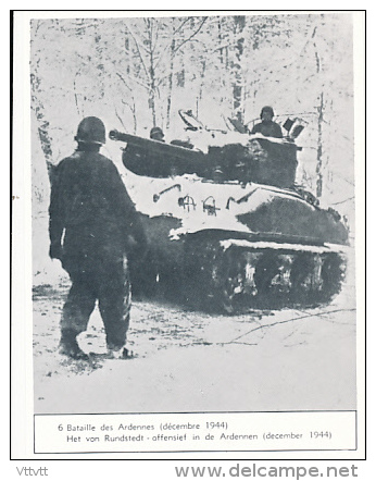 Image, Histoire, Seconde Guerre Mondiale : Bataille Des Ardennes, Décembre 1944 (n° 6), Légende Français-Flamand - Storia