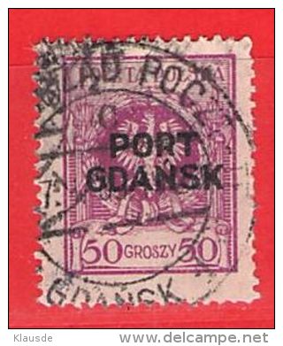 MiNr.11a  O Deutschland Freie Stadt Danzig  Port Gdansk - Port Gdansk