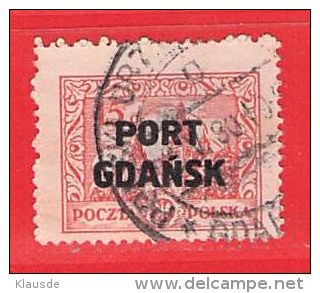 MiNr.17  O Deutschland Freie Stadt Danzig  Port Gdansk - Port Gdansk