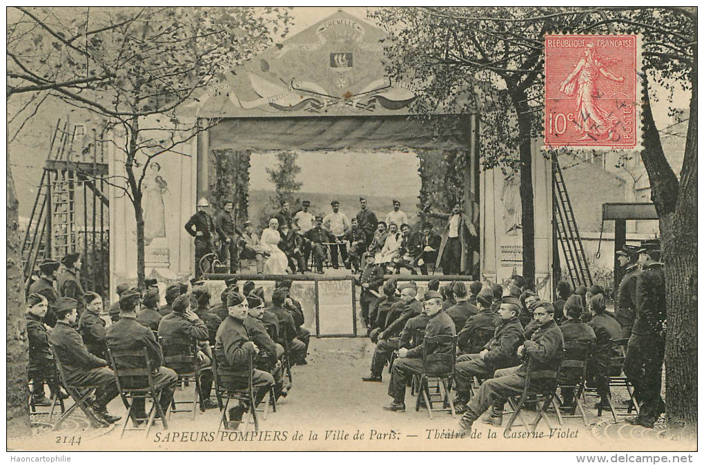 Paris : Les Pompiers - Théatre De La Caserne Violet - Firemen