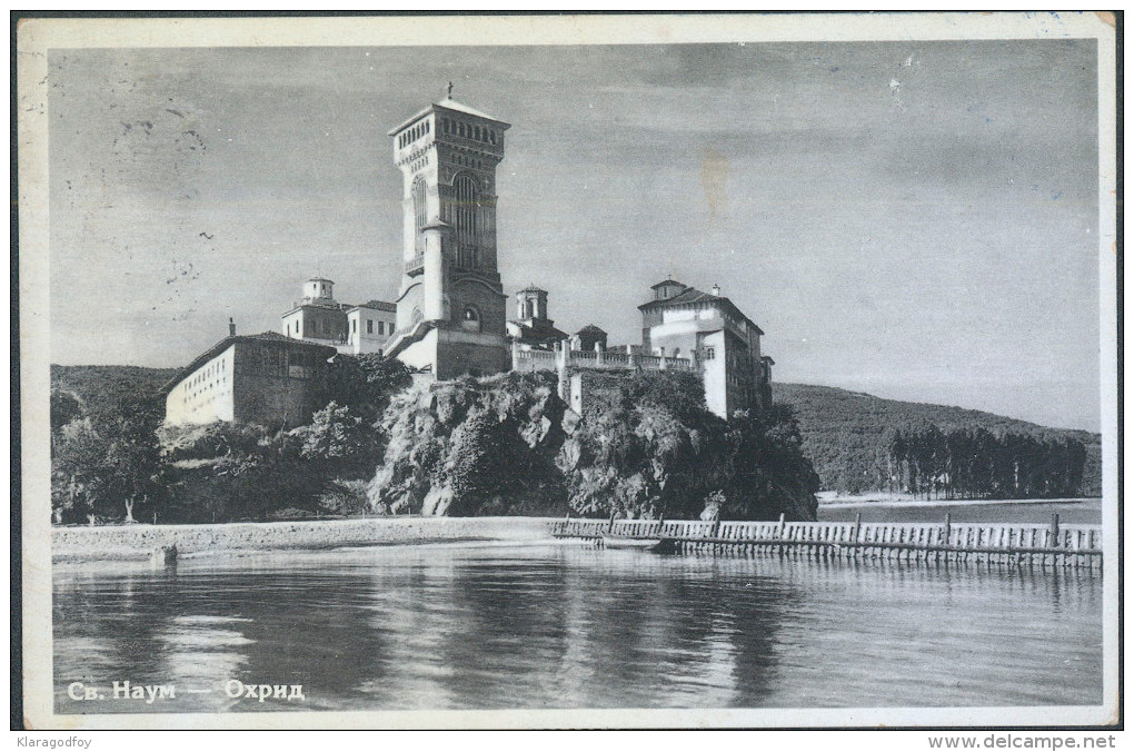 Ohrid Old Postcard Travelled ? Bb150916 - Macédoine Du Nord