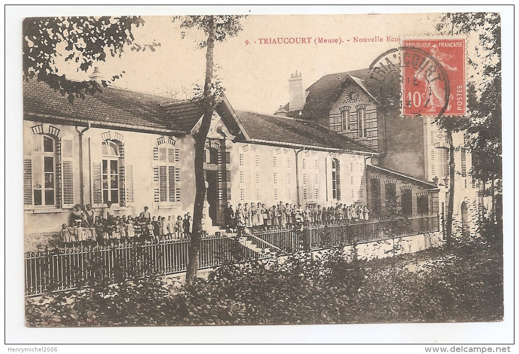 Meuse - 55 - Triaucourt Nouvelles écoles Animée - Other & Unclassified
