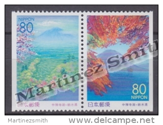 Japan - Japon 1999 Yvert 2517a-18a, Tochigi Prefecture - From Booklet - MNH - Unused Stamps