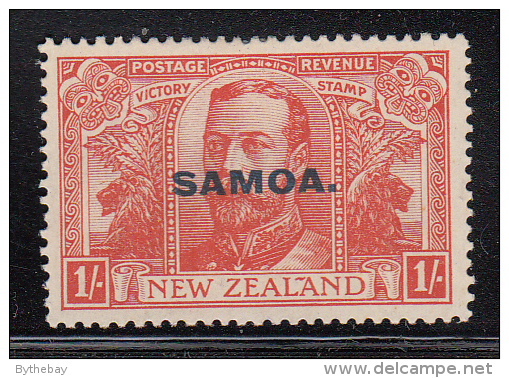 Samoa MH Scott #141 SG #148 Samoa Overprint On NZ 1sh Victory Issue - Samoa