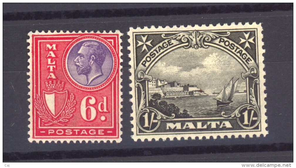 01104  -   Malte  :   Mi  124-25  * - Malta