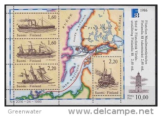 Finland 1986 Finlandia M/s ** Mnh (24964) - Blocchi E Foglietti