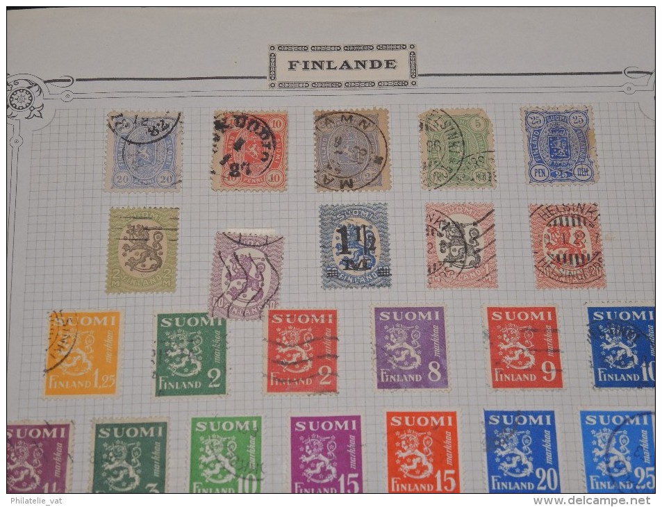 FINLANDE - Petite Collection à étudier - Petit Prix - A Voir - Lot N° 9368 - Collections