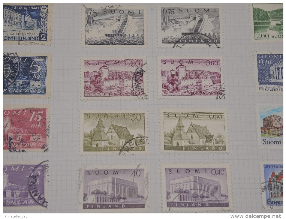 FINLANDE - Petite collection à étudier - Petit prix - A voir - Lot n° 9368