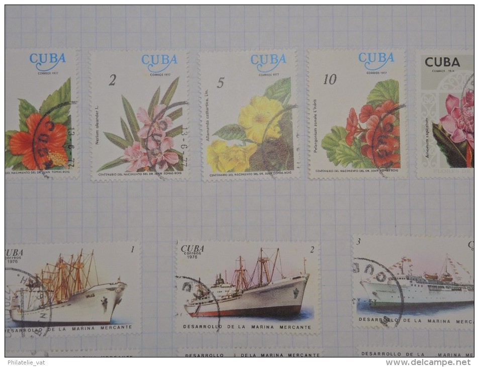 CUBA - Petite Collection à étudier - Petit Prix - A Voir - Lot N° 9372 - Lots & Serien