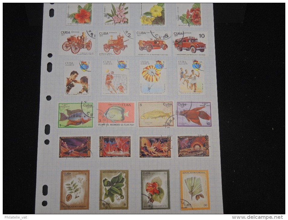 CUBA - Petite Collection à étudier - Petit Prix - A Voir - Lot N° 9372 - Lots & Serien