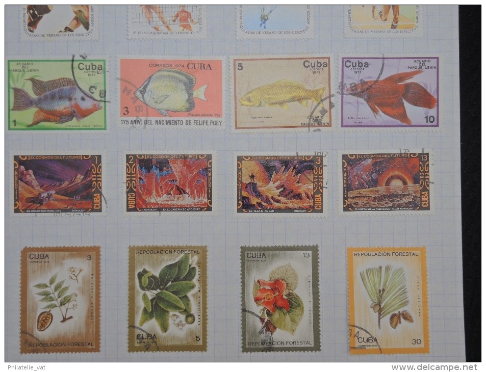 CUBA - Petite Collection à étudier - Petit Prix - A Voir - Lot N° 9372 - Collections, Lots & Séries