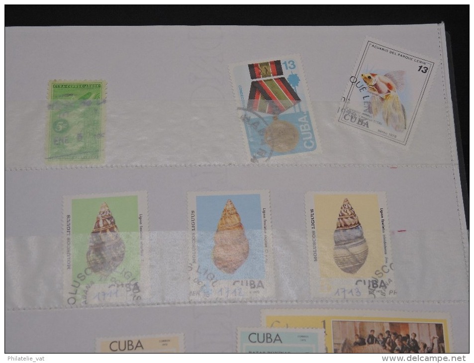 CUBA - Petite collection à étudier - Petit prix - A voir - Lot n° 9372