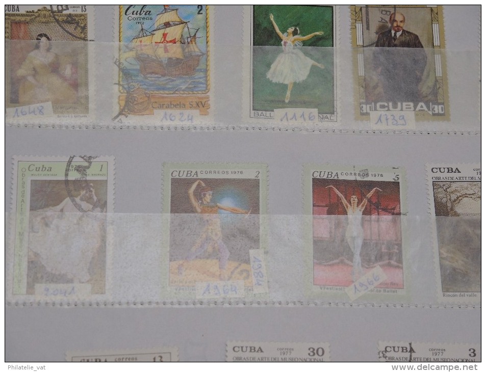 CUBA - Petite collection à étudier - Petit prix - A voir - Lot n° 9372