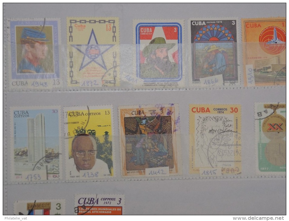 CUBA - Petite collection à étudier - Petit prix - A voir - Lot n° 9372