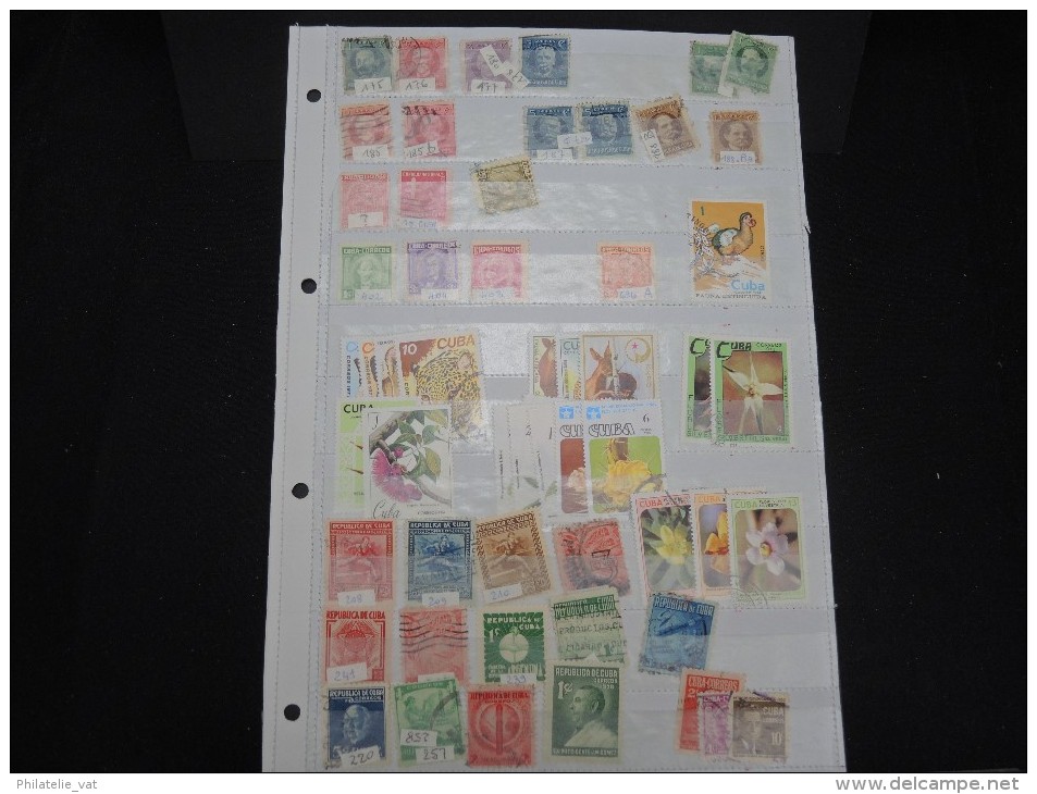 CUBA - Petite collection à étudier - Petit prix - A voir - Lot n° 9372