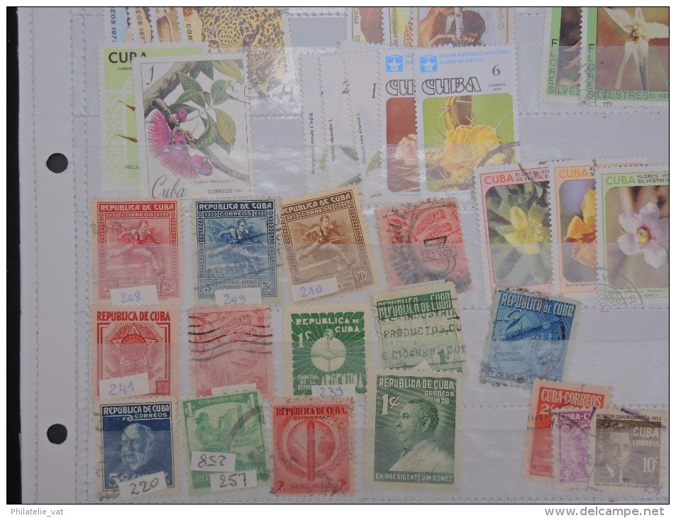 CUBA - Petite collection à étudier - Petit prix - A voir - Lot n° 9372