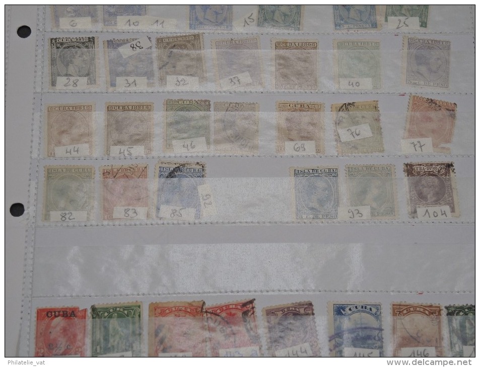 CUBA - Petite collection à étudier - Petit prix - A voir - Lot n° 9372