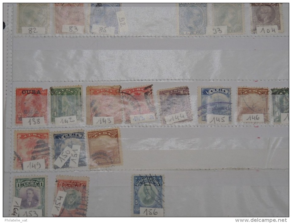 CUBA - Petite collection à étudier - Petit prix - A voir - Lot n° 9372