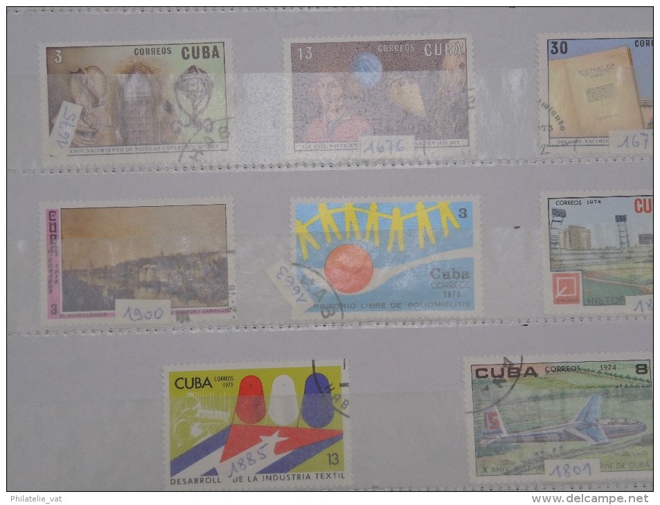 CUBA - Petite collection à étudier - Petit prix - A voir - Lot n° 9372