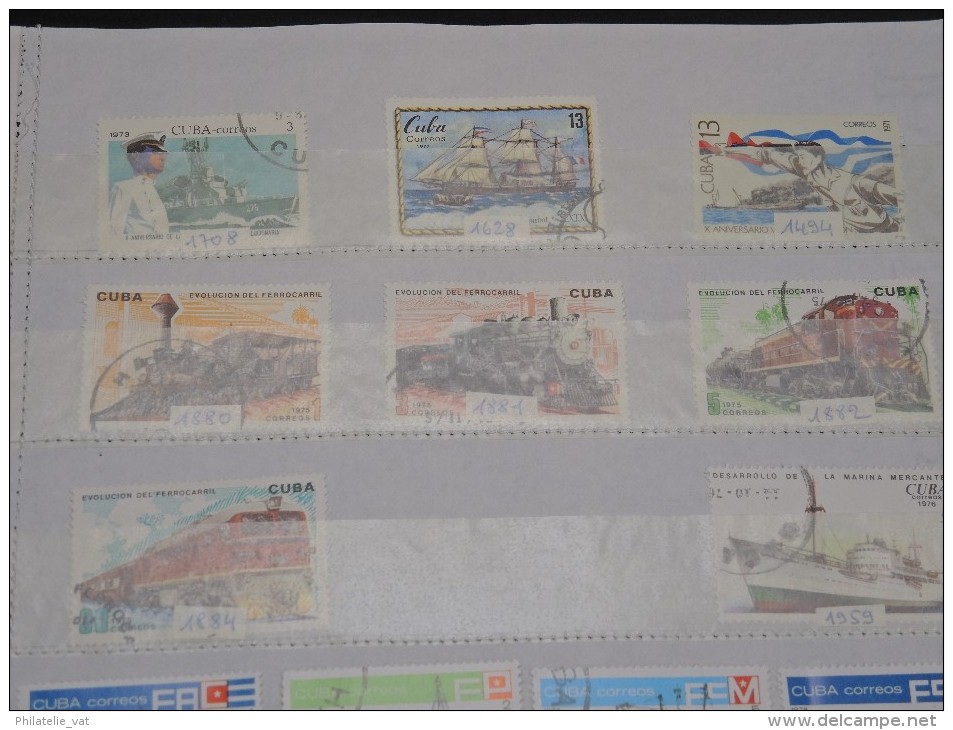 CUBA - Petite collection à étudier - Petit prix - A voir - Lot n° 9372