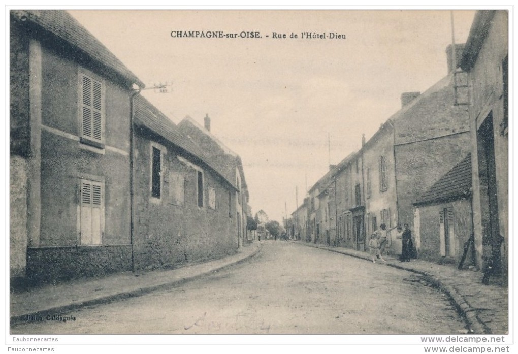 CHAMPAGNE SUR OISE - 95 - Rue De L´hôtel Dieu - Champagne Sur Oise