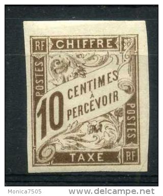 COLONIES  GENERALES  ( TAXE ) :  Y&T  N°  19   TIMBRE  NEUF  AVEC  TRACE  DE  CHARNIERE ,  A   VOIR .B2 - Postage Due