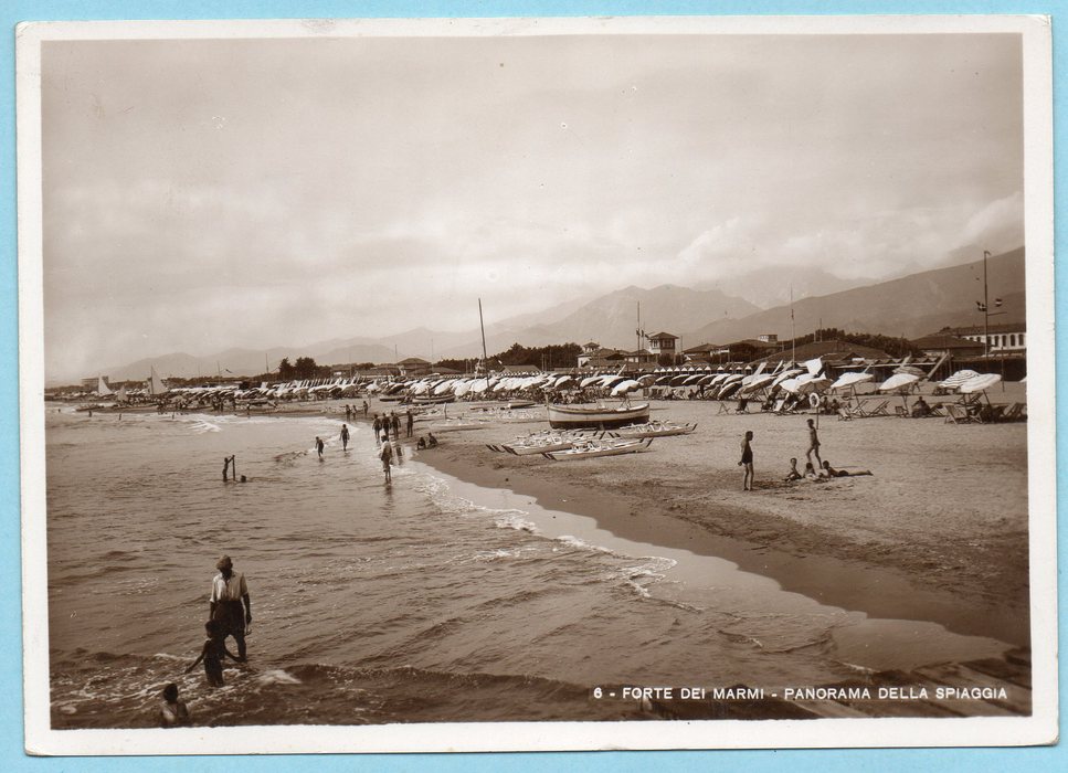 Forte Dei Marmi - Panorama Della Spiaggia - Lucca