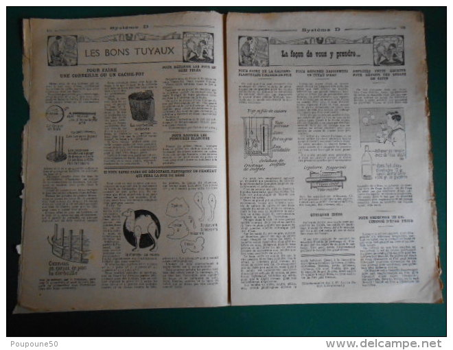 1925 SYSTEME D  N: 61 LE JOURNAL DU DEBROUILLARD -   APPRENEZ A SOUDER VOUS MEME  (sketcher) Imp. Charaire SCEAUX - Autres & Non Classés