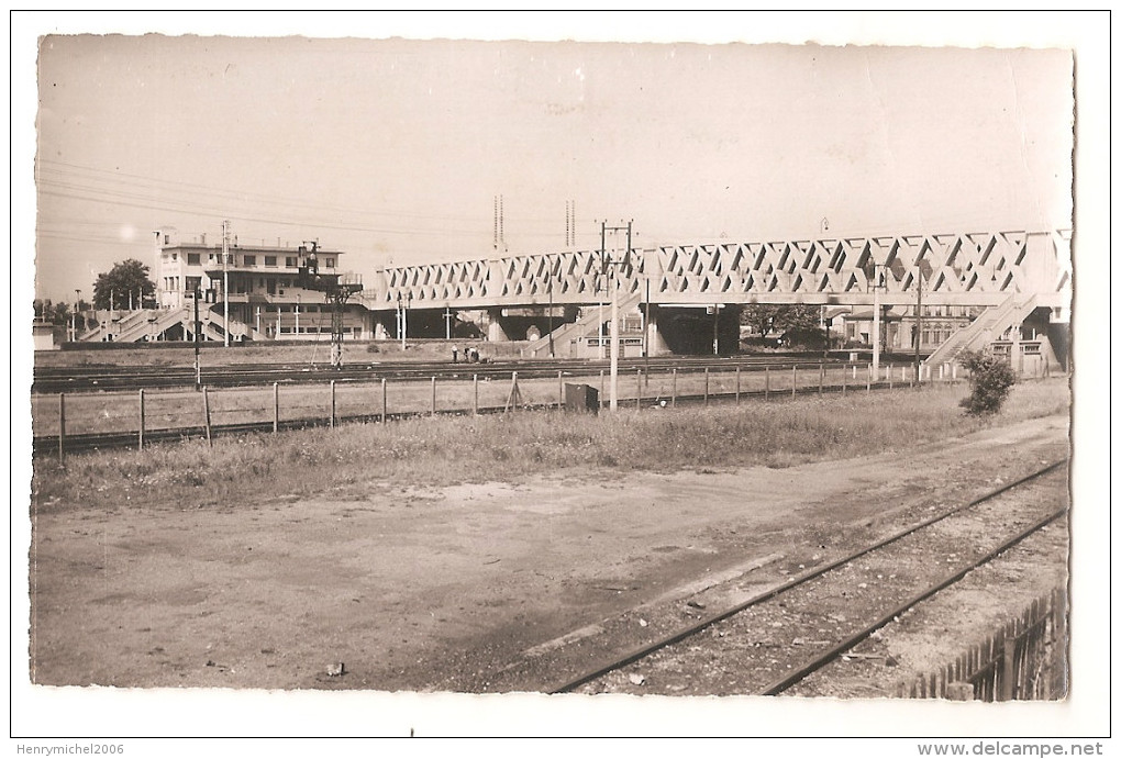 Seine Saint Denis -93 - Blanc Mesnil La Gare Et Le Pont En 1956 - Sonstige & Ohne Zuordnung