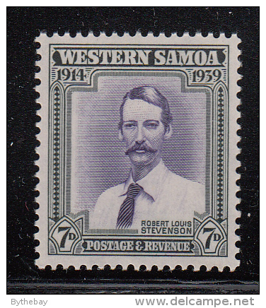 Western Samoa MH Scott #184 SG #198 7p Robert Louis Stevenson - Samoa