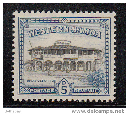 Western Samoa MH Scott #189 SG #205 5p Apia Post Office - Samoa