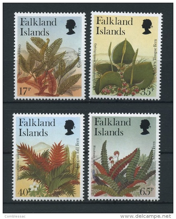 FALKLAND  ISLANDS   1997   Ferns  Set  Of  4    MNH - Islas Malvinas