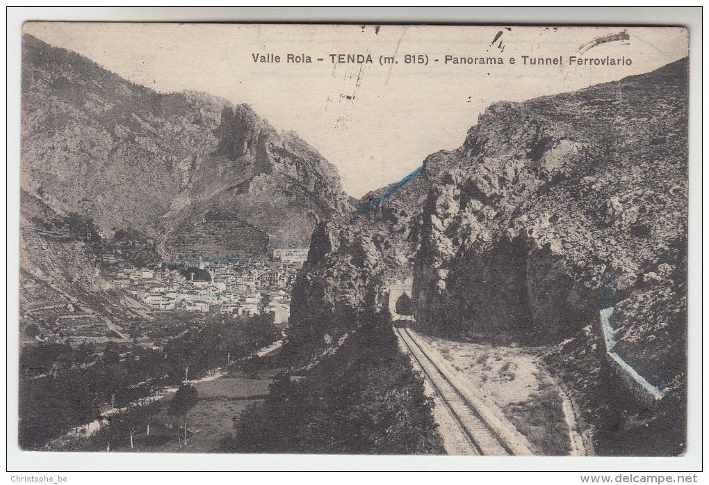 Vale Roia, Tenda, Panorama E Tunnel Ferroviario (pk23409) - Imperia