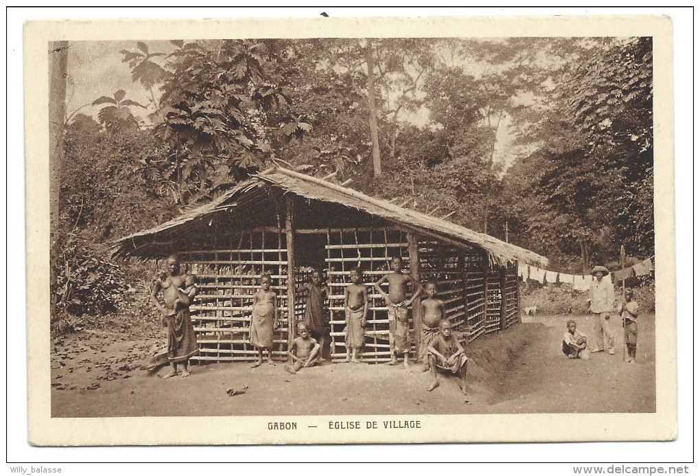 CPA - Afrique - GABON - Eglise De Village // - Gabon