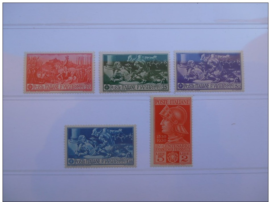 F.Ferrucci - Sass.276/80 - MNH** - Nuovi