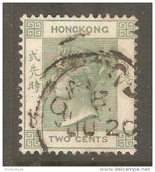 HONG KONG  Scott  # 37  VF USED - Oblitérés